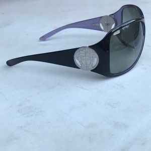 Versace sunglasses black and purple
